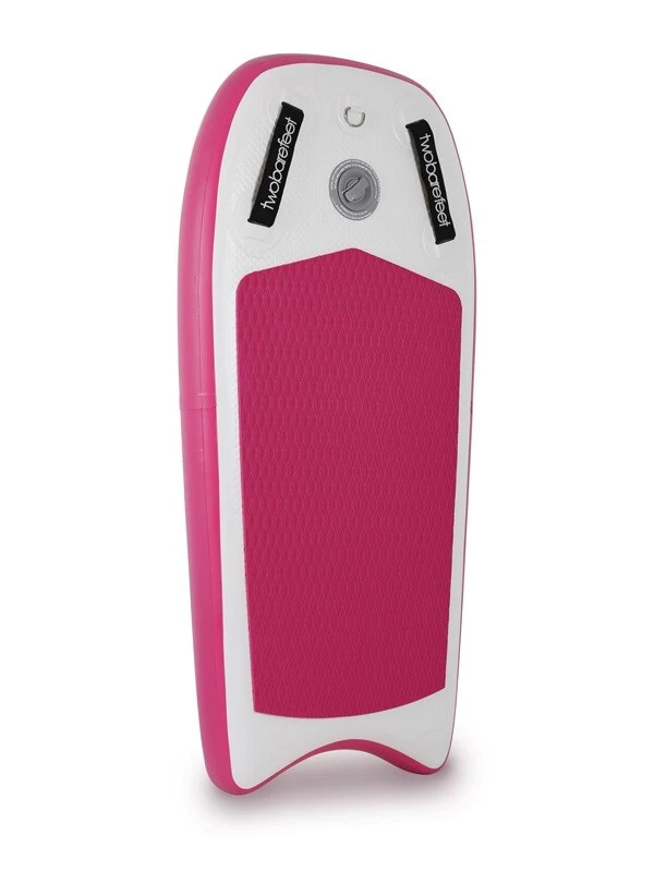 Two Bare Feet Boarding Co. 44" Inflatable Bodyboard - Basic Pack (Pink) 4 Two Bare Feet Boarding Co. 44" Inflatable Bodyboard - Basic Pack (Pink) - Image 2