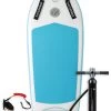 Two Bare Feet Boarding Co. 44" Inflatable Bodyboard - Basic Pack (Aqua) 2 Two Bare Feet Boarding Co. 44" Inflatable Bodyboard - Basic Pack (Aqua) -Surfline Shop inflatable bodyboards aqua basic pack