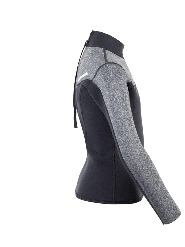 Two Bare Feet Junior Aspect 2.5mm Back Zip Jacket (Black/Grey) 9 Two Bare Feet Junior Aspect 2.5mm Back Zip Jacket (Black/Grey) - Image 7