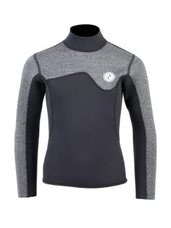 Two Bare Feet Junior Aspect 2.5mm Back Zip Jacket & Shorts Set (Black/Grey) 14 Two Bare Feet Junior Aspect 2.5mm Back Zip Jacket & Shorts Set (Black/Grey) -Surfline Shop kids aspect back zip jacket black delta vista shorts 5