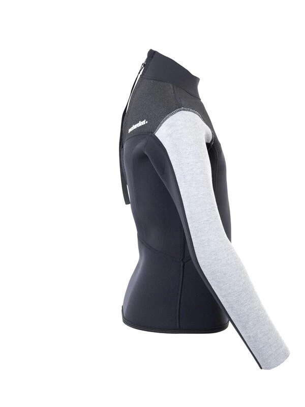 Two Bare Feet Junior Aspect 2.5mm Back Zip Jacket (Black/Grey/Grey) 9 Two Bare Feet Junior Aspect 2.5mm Back Zip Jacket (Black/Grey/Grey) - Image 7