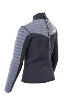 Two Bare Feet Junior Aspect 2.5mm Back Zip Jacket (Black/Grey Stripe) 13 Two Bare Feet Junior Aspect 2.5mm Back Zip Jacket (Black/Grey Stripe) -Surfline Shop kids aspect back zip jacket black grey stripe 4