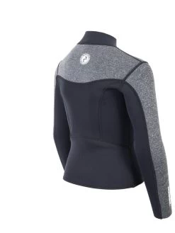 Two Bare Feet Junior Aspect Fleece Lined Zipless Thermal 2.5mm Superstretch Wetsuit Top (Black/Grey) 16 Two Bare Feet Junior Aspect Fleece Lined Zipless Thermal 2.5mm Superstretch Wetsuit Top (Black/Grey) -Surfline Shop kids aspect fleece lined thermal top black delta 6