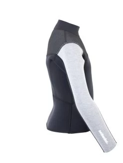 Two Bare Feet Junior Aspect Fleece Lined Zipless Thermal 2.5mm Superstretch Wetsuit Top (Black/Grey/Grey) 17 Two Bare Feet Junior Aspect Fleece Lined Zipless Thermal 2.5mm Superstretch Wetsuit Top (Black/Grey/Grey) -Surfline Shop kids aspect fleece lined thermal top black grey grey 7