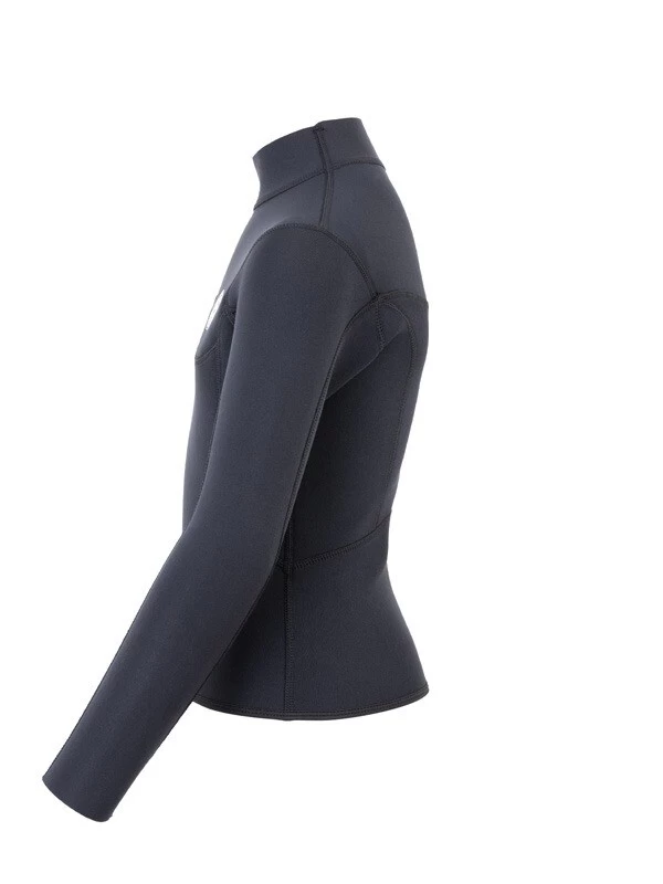 Two Bare Feet Junior Aspect Fleece Lined Zipless Thermal 2.5mm Superstretch Wetsuit Top (Black) 5 Two Bare Feet Junior Aspect Fleece Lined Zipless Thermal 2.5mm Superstretch Wetsuit Top (Black) - Image 3