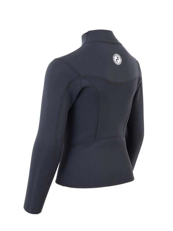 Two Bare Feet Junior Aspect Fleece Lined Zipless Thermal 2.5mm Superstretch Wetsuit Top (Black) 6 Two Bare Feet Junior Aspect Fleece Lined Zipless Thermal 2.5mm Superstretch Wetsuit Top (Black) - Image 4