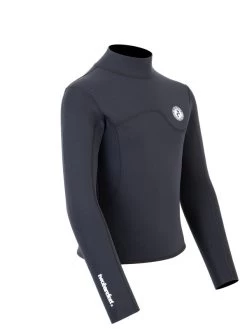 Two Bare Feet Junior Aspect Fleece Lined Zipless Thermal 2.5mm Superstretch Wetsuit Top (Black) 18 Two Bare Feet Junior Aspect Fleece Lined Zipless Thermal 2.5mm Superstretch Wetsuit Top (Black) -Surfline Shop kids aspect fleece lined thermal top black 8