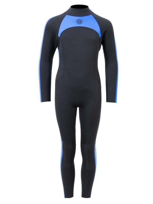 Two Bare Feet Flare 2.5mm Junior Superstretch Wetsuit (Blue) 3 Two Bare Feet Flare 2.5mm Junior Superstretch Wetsuit (Blue)
