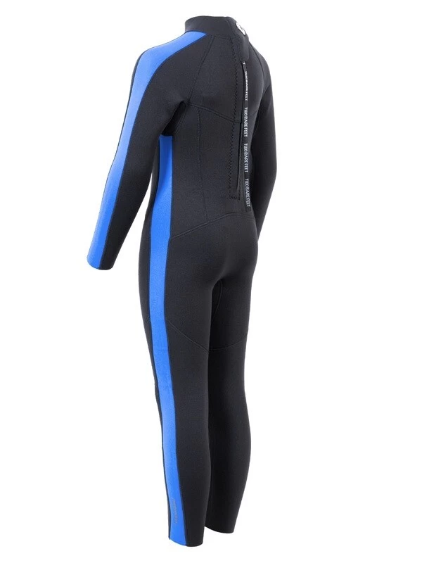 Two Bare Feet Flare 2.5mm Junior Superstretch Wetsuit (Blue) 6 Two Bare Feet Flare 2.5mm Junior Superstretch Wetsuit (Blue) - Image 4