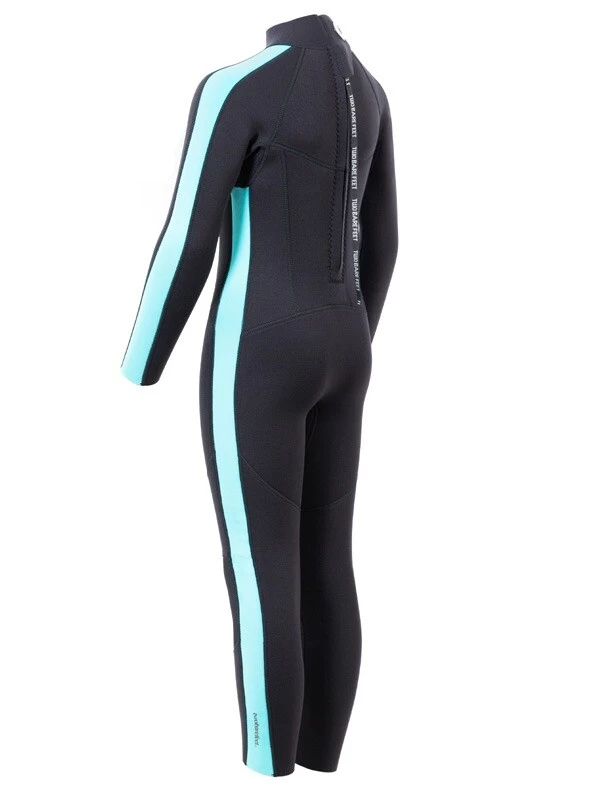 Two Bare Feet Flare 2.5mm Junior Superstretch Wetsuit (Mint) 5 Two Bare Feet Flare 2.5mm Junior Superstretch Wetsuit (Mint) - Image 3