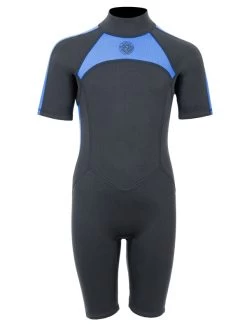 Two Bare Feet Flare 2.5mm Junior Superstretch Shorty Wetsuit (Blue)