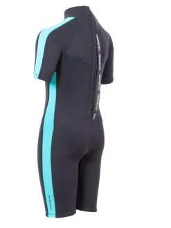 Two Bare Feet Flare 2.5mm Junior Shorty Superstretch Wetsuit (Mint) 14 Two Bare Feet Flare 2.5mm Junior Shorty Superstretch Wetsuit (Mint) -Surfline Shop kids flare shorty mint 4