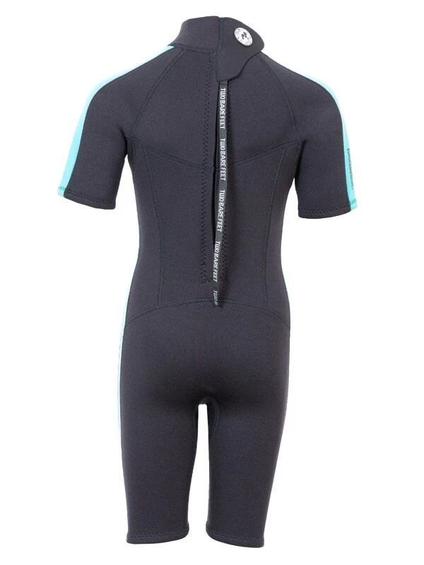 Two Bare Feet Flare 2.5mm Junior Shorty Superstretch Wetsuit (Mint) 7 Two Bare Feet Flare 2.5mm Junior Shorty Superstretch Wetsuit (Mint) - Image 5