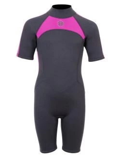 Two Bare Feet Flare 2.5mm Junior Shorty Superstretch Wetsuit (Raspberry)
