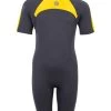 Two Bare Feet Flare 2.5mm Junior Shorty Superstretch Wetsuit (Yellow) 2 Two Bare Feet Flare 2.5mm Junior Shorty Superstretch Wetsuit (Yellow) -Surfline Shop kids flare shorty yellow 1