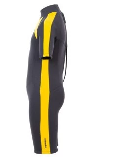Two Bare Feet Flare 2.5mm Junior Shorty Superstretch Wetsuit (Yellow) -Surfline Shop kids flare shorty yellow 3