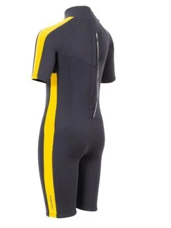 Two Bare Feet Flare 2.5mm Junior Shorty Superstretch Wetsuit (Yellow) -Surfline Shop kids flare shorty yellow 4
