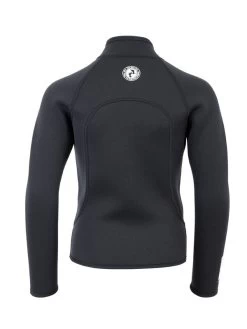 Two Bare Feet Junior Heritage Full Zip 3mm Wetsuit Jacket (Black) -Surfline Shop kids heritage full zip jacket black 5