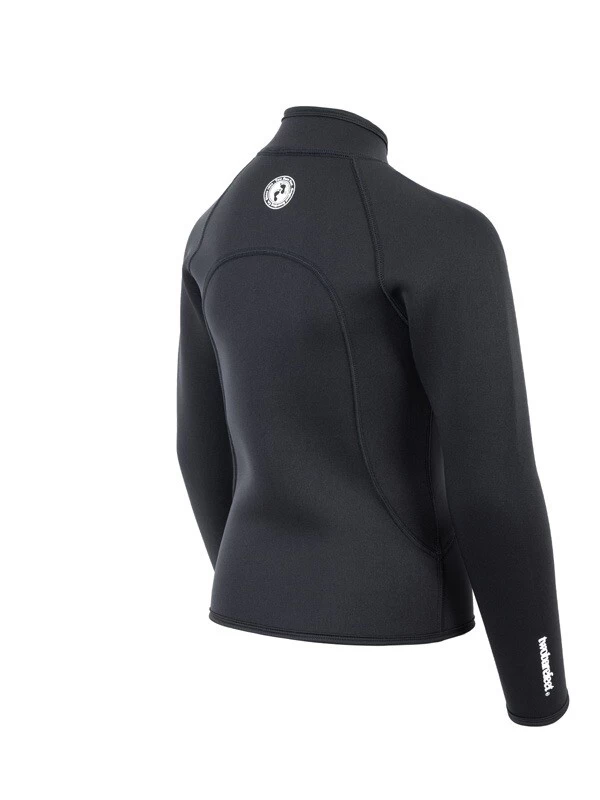 Two Bare Feet Junior Heritage Full Zip 3mm Wetsuit Jacket (Black) - Image 6