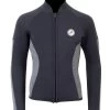 Two Bare Feet Junior Perspective Full Zip 2.5mm Wetsuit Jacket (Black/Grey) 2 Two Bare Feet Junior Perspective Full Zip 2.5mm Wetsuit Jacket (Black/Grey) -Surfline Shop kids perspective full zip jacket black delta 1