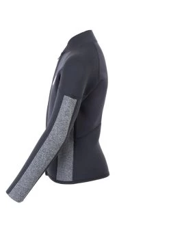 Two Bare Feet Junior Perspective Full Zip 2.5mm Wetsuit Jacket (Black/Grey) 12 Two Bare Feet Junior Perspective Full Zip 2.5mm Wetsuit Jacket (Black/Grey) -Surfline Shop kids perspective full zip jacket black delta 3