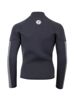 Two Bare Feet Junior Perspective Full Zip 2.5mm Wetsuit Jacket (Black/Grey) 14 Two Bare Feet Junior Perspective Full Zip 2.5mm Wetsuit Jacket (Black/Grey) -Surfline Shop kids perspective full zip jacket black delta 5