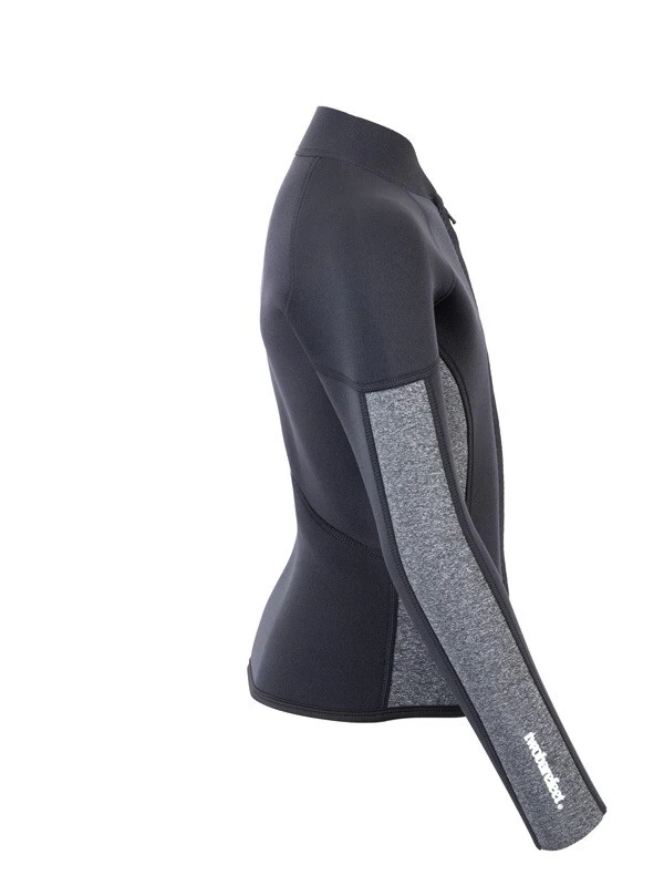 Two Bare Feet Junior Perspective Full Zip 2.5mm Wetsuit Jacket (Black/Grey) 9 Two Bare Feet Junior Perspective Full Zip 2.5mm Wetsuit Jacket (Black/Grey) - Image 7