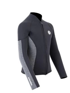 Two Bare Feet Junior Perspective Full Zip 2.5mm Wetsuit Jacket (Black/Grey) 17 Two Bare Feet Junior Perspective Full Zip 2.5mm Wetsuit Jacket (Black/Grey) -Surfline Shop kids perspective full zip jacket black delta 8