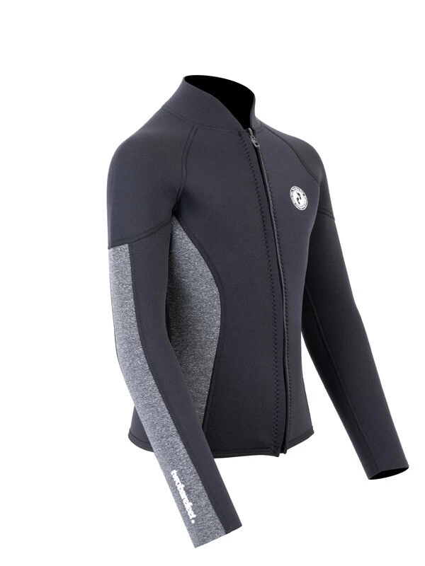 Two Bare Feet Junior Perspective Full Zip 2.5mm Wetsuit Jacket (Black/Grey) 10 Two Bare Feet Junior Perspective Full Zip 2.5mm Wetsuit Jacket (Black/Grey) - Image 8