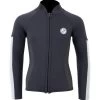 Two Bare Feet Junior Perspective Full Zip 2.5mm Wetsuit Jacket (Black/Grey/Grey) 1 Two Bare Feet Junior Perspective Full Zip 2.5mm Wetsuit Jacket (Black/Grey/Grey) -Surfline Shop kids perspective full zip jacket black grey grey 1