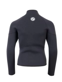 Two Bare Feet Junior Perspective Full Zip 2.5mm Wetsuit Jacket (Black) -Surfline Shop kids perspective full zip jacket black 5