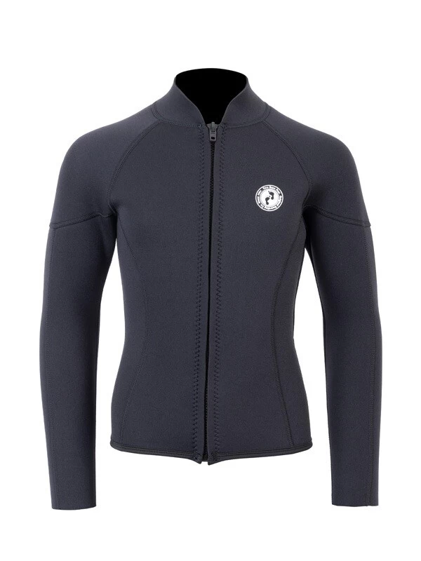 Two Bare Feet Junior Perspective Full Zip 2.5mm Wetsuit Jacket And Shorts Set (Black) 7 Two Bare Feet Junior Perspective Full Zip 2.5mm Wetsuit Jacket And Shorts Set (Black) - Image 5