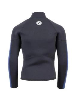 Two Bare Feet Junior Perspective Half Zip 2.5mm Wetsuit Jacket (Black/Blue) 14 Two Bare Feet Junior Perspective Half Zip 2.5mm Wetsuit Jacket (Black/Blue) -Surfline Shop kids perspective half zip jacket black blue denim 5