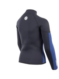 Two Bare Feet Junior Perspective Half Zip 2.5mm Wetsuit Jacket (Black/Blue) 15 Two Bare Feet Junior Perspective Half Zip 2.5mm Wetsuit Jacket (Black/Blue) -Surfline Shop kids perspective half zip jacket black blue denim 6