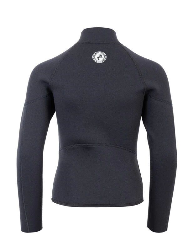 Two Bare Feet Junior Perspective Half Zip 2.5mm Wetsuit Jacket (Black) 7 Two Bare Feet Junior Perspective Half Zip 2.5mm Wetsuit Jacket (Black) - Image 5