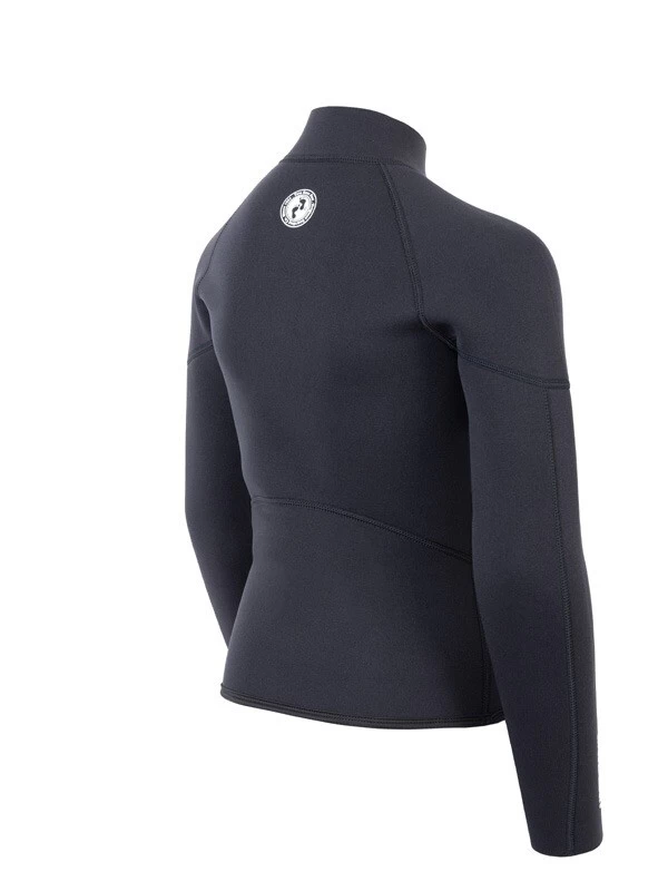 Two Bare Feet Junior Perspective Half Zip 2.5mm Wetsuit Jacket (Black) 8 Two Bare Feet Junior Perspective Half Zip 2.5mm Wetsuit Jacket (Black) - Image 6