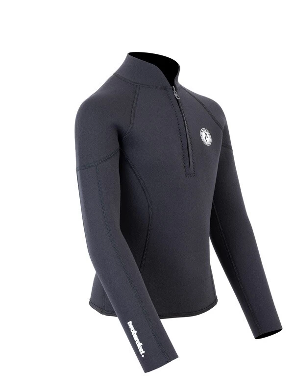 Two Bare Feet Junior Perspective Half Zip 2.5mm Wetsuit Jacket (Black) 10 Two Bare Feet Junior Perspective Half Zip 2.5mm Wetsuit Jacket (Black) - Image 8