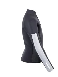 Two Bare Feet Junior Perspective Half Zip 2.5mm Wetsuit Jacket (Black/Grey/Grey) 16 Two Bare Feet Junior Perspective Half Zip 2.5mm Wetsuit Jacket (Black/Grey/Grey) -Surfline Shop kids prespective half zip jacket black grey grey 7