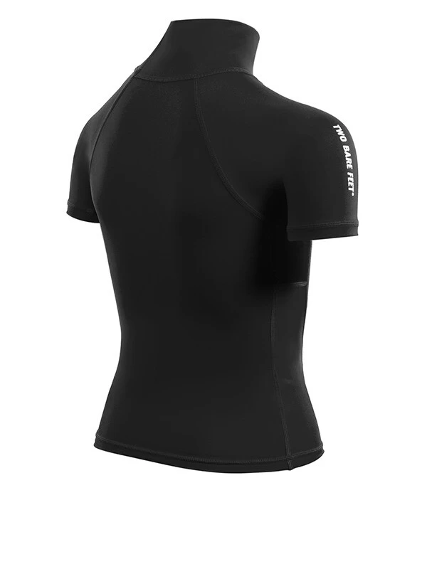 Two Bare Feet Junior "Logo" Short Sleeve Rash Vest (Black) 8 Two Bare Feet Junior "Logo" Short Sleeve Rash Vest (Black) - Image 6