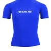 Two Bare Feet Junior "Logo" Short Sleeve Rash Vest (Blue) 2 Two Bare Feet Junior "Logo" Short Sleeve Rash Vest (Blue) -Surfline Shop kids short sleeve blue 1