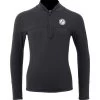 Two Bare Feet Junior Thermal Quarter Zip Watersports Fleece 1 Two Bare Feet Junior Thermal Quarter Zip Watersports Fleece -Surfline Shop kids thermal quarter zip watersports fleece black 1
