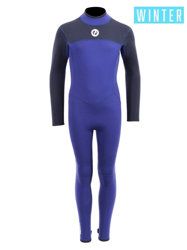 Two Bare Feet Thunderclap 5/4mm Junior Winter Wetsuit (Navy) 3 Two Bare Feet Thunderclap 5/4mm Junior Winter Wetsuit (Navy)