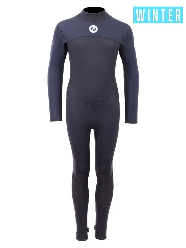 Two Bare Feet Thunderclap 4/3mm Junior Winter Wetsuit (Black) 3 Two Bare Feet Thunderclap 4/3mm Junior Winter Wetsuit (Black)