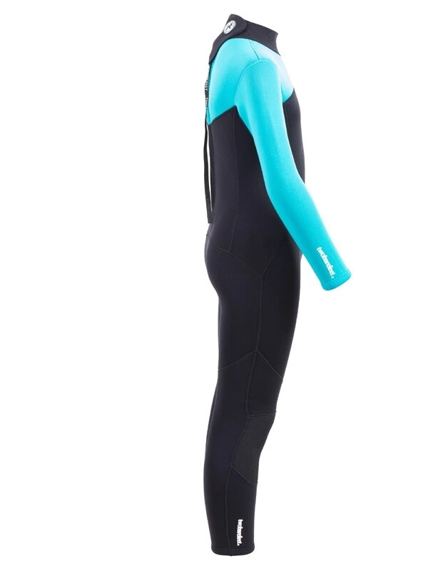 Two Bare Feet Thunderclap 2.5mm Junior Wetsuit (Aqua / Black) 9 Two Bare Feet Thunderclap 2.5mm Junior Wetsuit (Aqua / Black) - Image 7