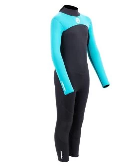 Two Bare Feet Thunderclap 2.5mm Junior Wetsuit (Aqua / Black) 17 Two Bare Feet Thunderclap 2.5mm Junior Wetsuit (Aqua / Black) -Surfline Shop kids thunderclap full wetsuit aqua 8