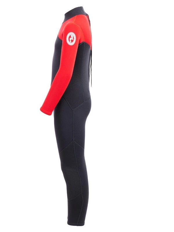 Two Bare Feet Thunderclap 2.5mm Junior Wetsuit (Red / Black) 5 Two Bare Feet Thunderclap 2.5mm Junior Wetsuit (Red / Black) - Image 3