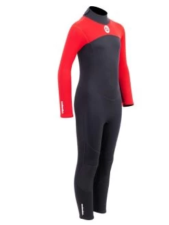 Two Bare Feet Thunderclap 2.5mm Junior Wetsuit (Red / Black) 17 Two Bare Feet Thunderclap 2.5mm Junior Wetsuit (Red / Black) -Surfline Shop kids thunderclap full wetsuit red 8 1