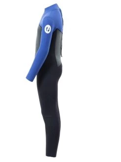 Two Bare Feet Thunderclap Pro 3/2mm Junior Wetsuit (Black / Blue) -Surfline Shop kids thunderclap pro blue 3