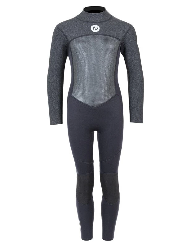 Two Bare Feet Thunderclap Pro 3/2mm Junior Wetsuit (Black / Dark Grey) 3 Two Bare Feet Thunderclap Pro 3/2mm Junior Wetsuit (Black / Dark Grey)