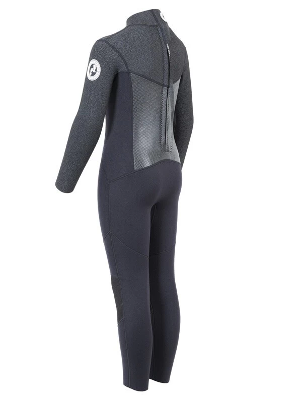 Two Bare Feet Thunderclap Pro 3/2mm Junior Wetsuit (Black / Dark Grey) 6 Two Bare Feet Thunderclap Pro 3/2mm Junior Wetsuit (Black / Dark Grey) - Image 4